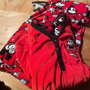 Mickey Mouse Red Pajama Set